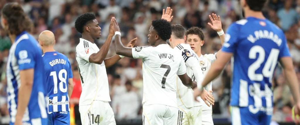 El equipo merengue se impuso por 2-1 al Alavés. El brasileño Vini Jr marcó el segundo gol del Real Madrid.