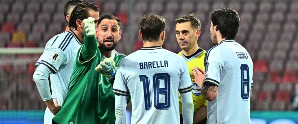 La selección italiano quedó fuera de la Copa del Mundo, sumando un nuevo fracaso en las Eliminatorias.