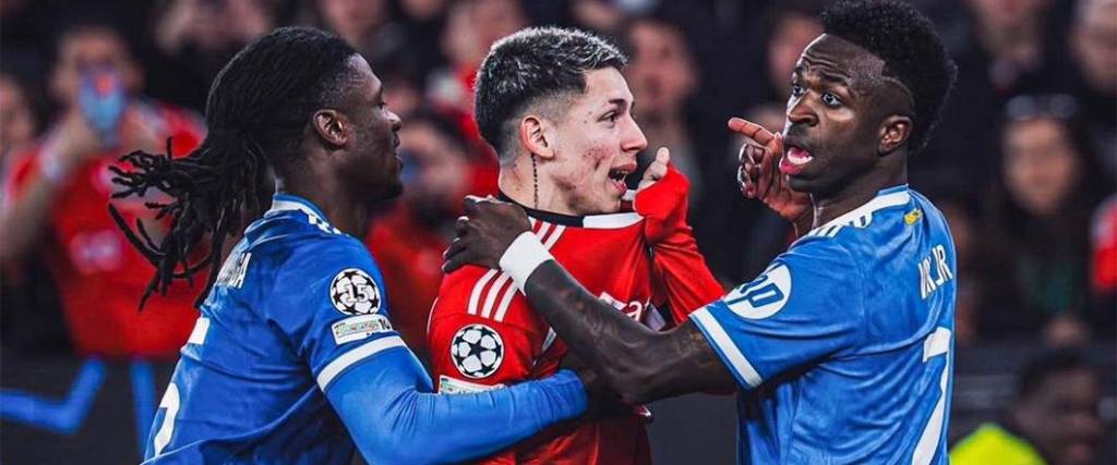 El argentino fue castigado por la UEFA por su incidente con Vinicius Jr. La sanción se extendió a FIFA.