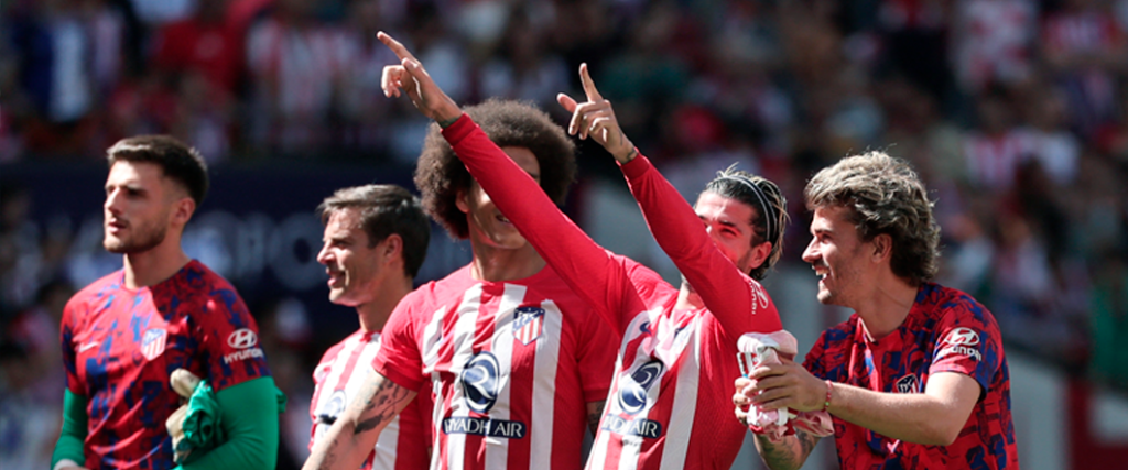 Festejo del Atlético de Madrid. 