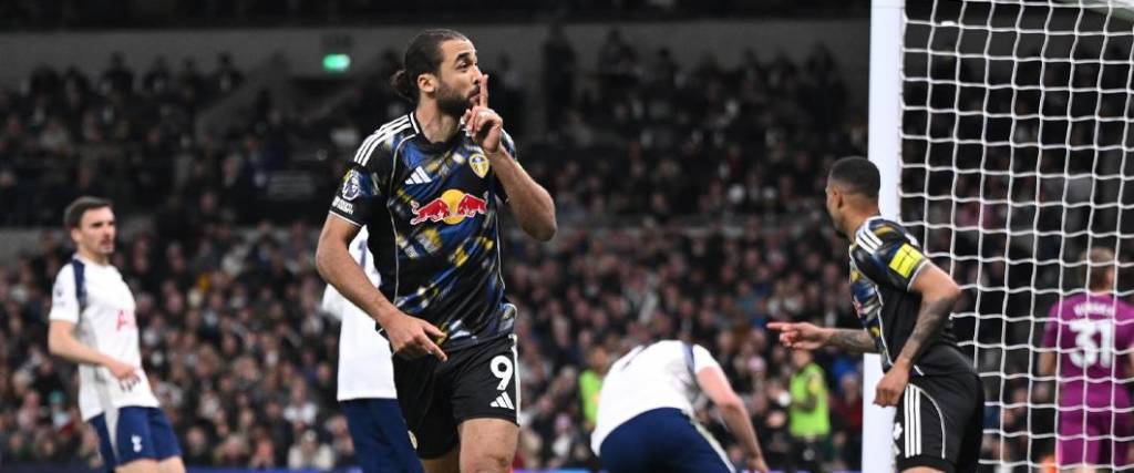 Con un tanto de Dominic Calvert-Lewin, Leeds evitó la victoria del Tottenham en condición de local.