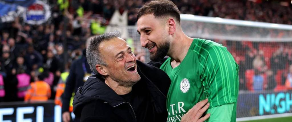 El portero italiano lamentó la decisión que tomó el DT Luis Enrique de dejarlo fuera del equipo para este año.