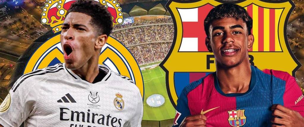 Real Madrid y Barcelona volverán a protagonizar un clásico español en la final de la Supercopa de España.