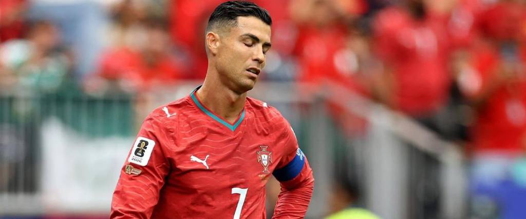EL delantero delantero portugués lleva cinco partidos seguidos sin anotar en la Copa del Mundo.