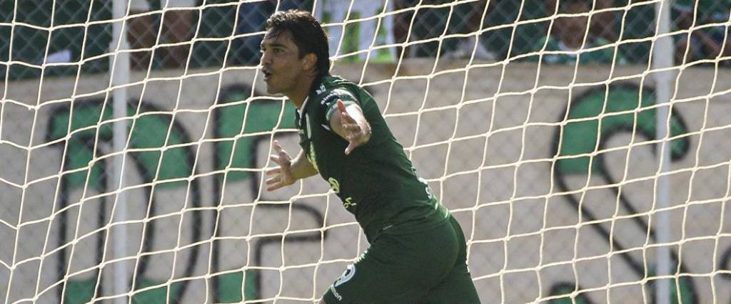 El delantero albiverde marcó su segundo gol con la camiseta de Oriente Petrolero tras su retorno al fútbol.