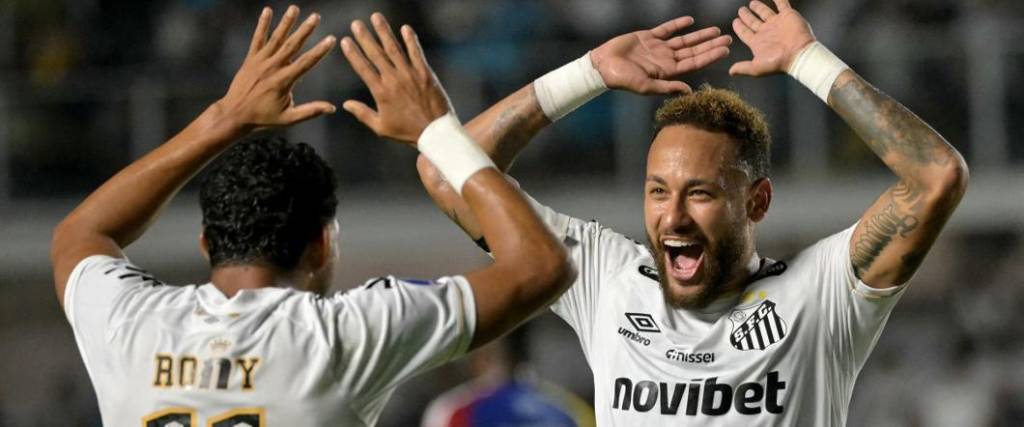 El astro brasileño fue clave para darle la victoria al Santos en su visita a Vasco da Gama de Río de Janeiro.