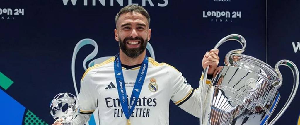 El lateral Dani Carvajal se marchará del Real Madrid después de 13 años en el equipo merengue.