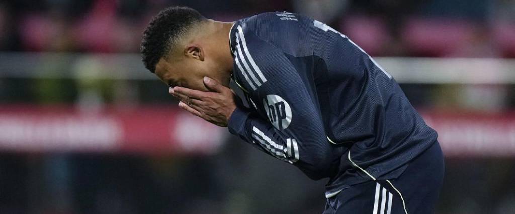 El delantero francés perdió una clara chance de marcar el segundo gol del conjunto merengue ante Girona.