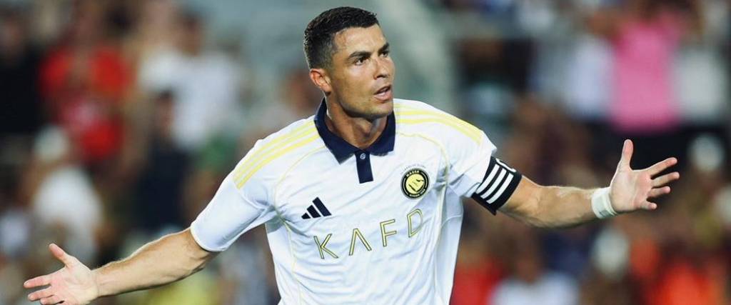 El astro luso marcó tres goles en la goleada de Al-Nassr 4-0 ante Rio Ave en un duelo amistoso.