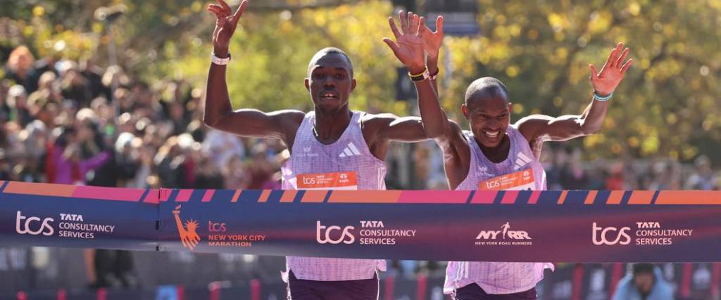 El keniata Benso Kipruto logró el primer lugar en un final emocionante en la Maratón de Nuevo York.