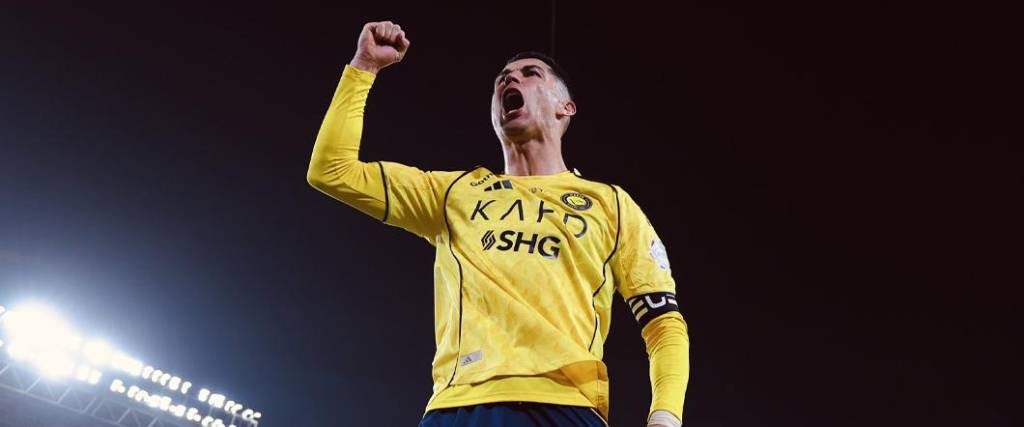 El delantero portugués marcó un tanto en la victoria de Al-Nassr, alcanzando las 960 anotaciones.