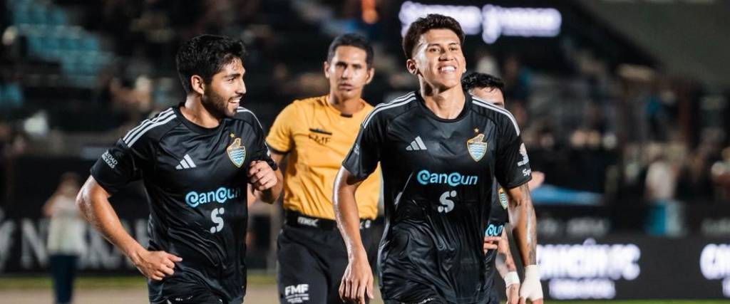 El boliviano Zabala marcó un golazo de tiro libre para la victoria del Cancún FC en el fútbol mexicano.