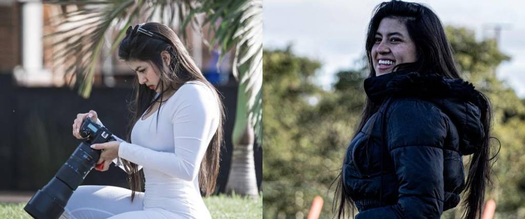 El fotoperiodista paraguaya Adriana Caballero generó polémica en el fútbol paraguayo por su forma de vestir