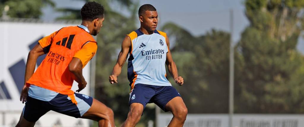 El delantero francés tendrá su primer partido oficial como jugador del Real Madrid ante Atalanta.