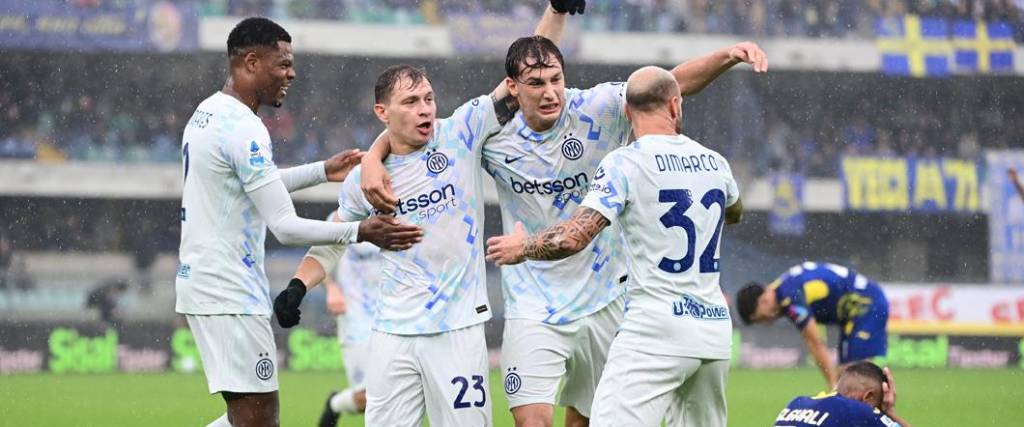 El equipo ‘neroazzurro’ se quedó con la victoria en condición de visitante con un tanto en el minuto 93.