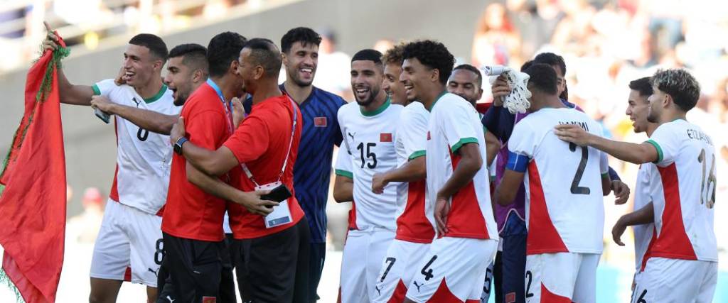 El equipo marroquí se quedó con la medalla de bronce en el torneo de fútbol masculino en París 2024.