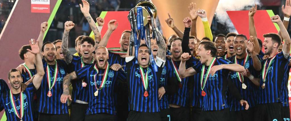 El equipo ‘nerazzurro’ logró la décima Copa Italia de su historia tras vencer por 2-0 a Lazio en el Olímpico.