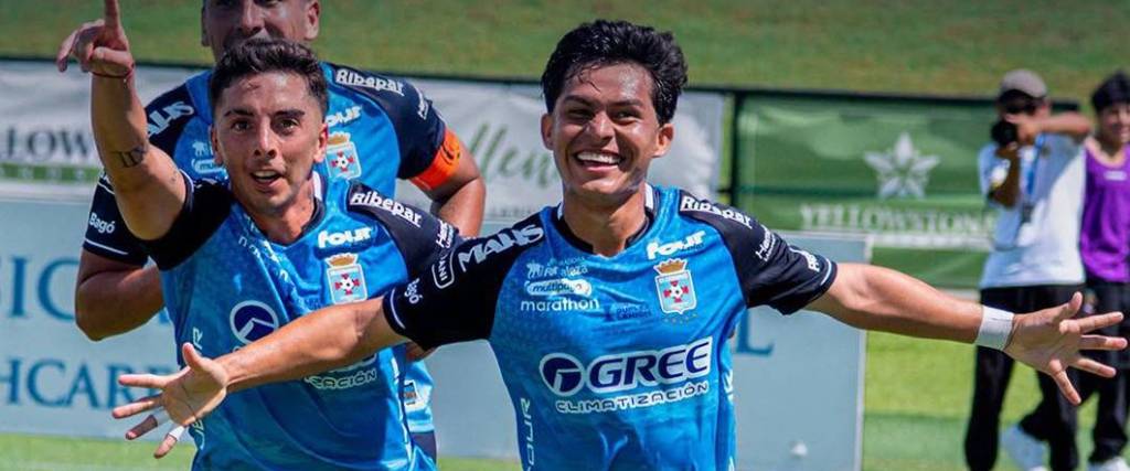 Guilmar Centella anotó el único tanto para la victoria de Blooming en el clásico cruceño en Naples. 