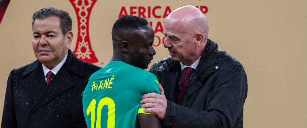 El presidente de FIFA, Gianni Infantino, rechazó la actitud de los jugadores senegaleses en la final de la CAN.
