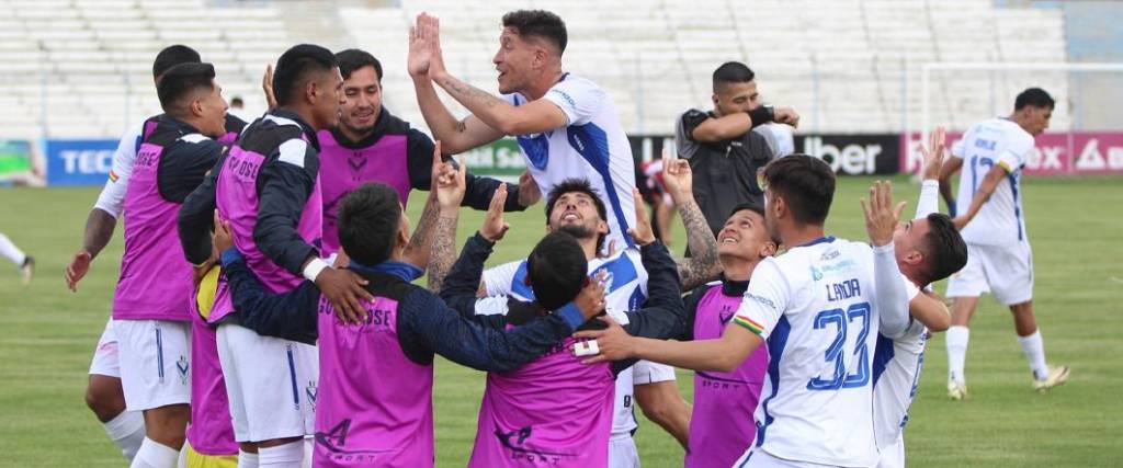 El equipo orureño se impuso por 2-1 en el estadio Jesús Bermúdez con goles de Mamani y Ferrufino.