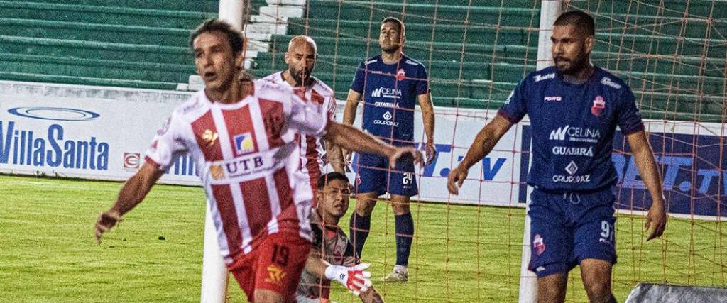 El paraguayo Gustavo Cristaldo marcó dos goles para la victoria del conjunto capitalino ante Guabirá.