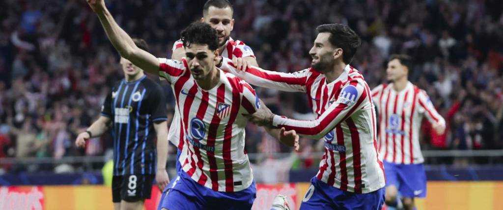 El estadounidense Johnny Cardoso marcó un golazo para darle la ventaja al conjunto colchonero.