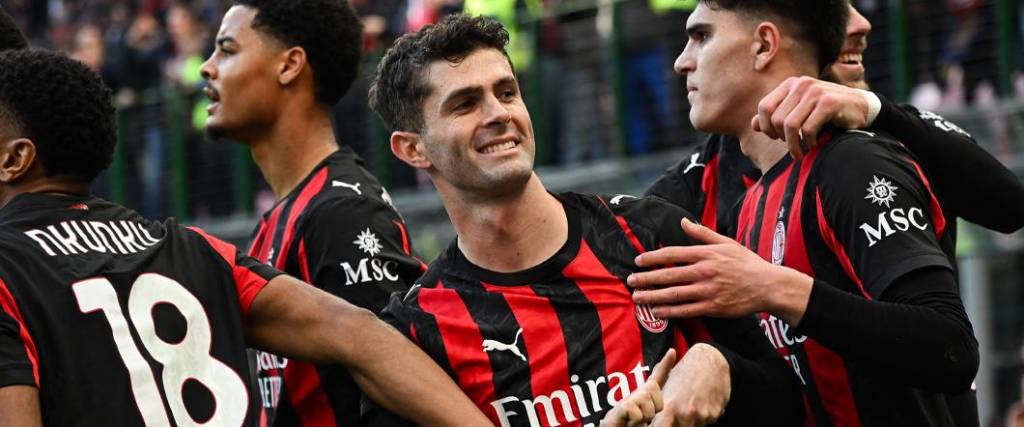 El estadounidense Pulisic marcó uno de los goles para la victoria del conjunto ‘rossonero’ en San Siro.