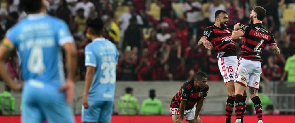 El defensor Leo Pereira anotó el 2-0 a favor de Flamengo, sobre el final del compromiso en el Maracaná.