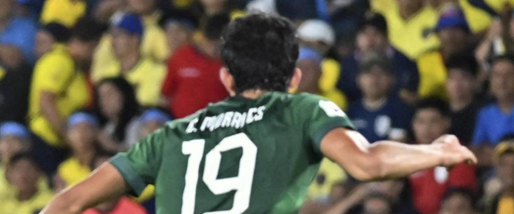 Morales jugó su segundo partido con la casaca de la Verde. 