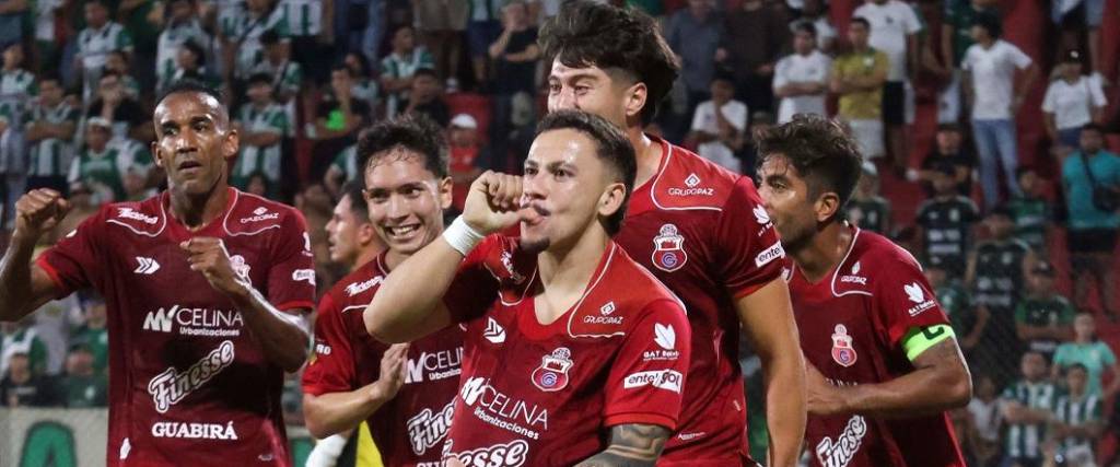 El paraguayo Maciel marcó el segundo tanto de Guabirá para remontar el compromiso ante Oriente.