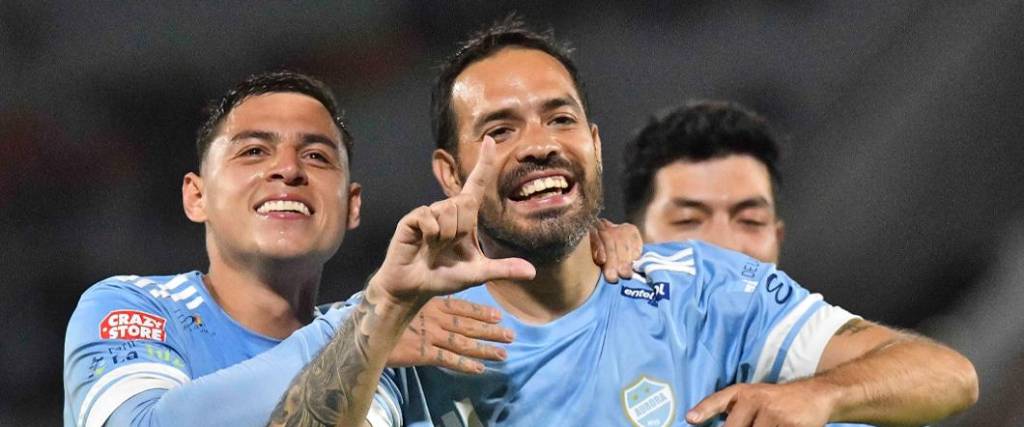 Junior Sánchez marcó el segundo tanto del equipo celeste en el compromiso ante San Antonio.