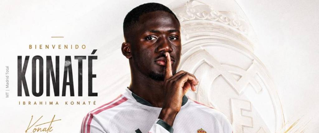 El francés Konaté firmó contrato con el Real Madrid hasta la temporada 2030.