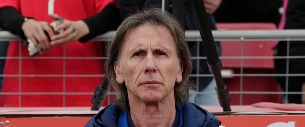 Ricardo Gareca, técnico de Chile. 