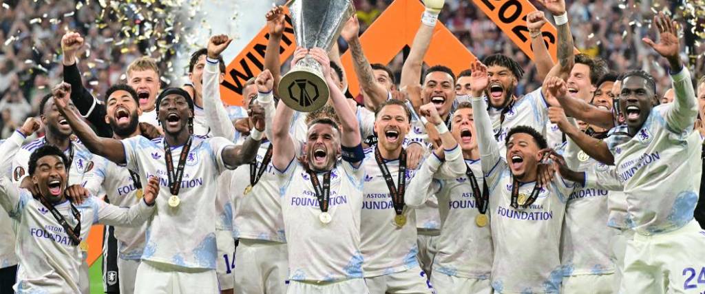 Aston Villa se coronó campeón de la Europa League y rompió una racha de 44 años sin títulos continentales