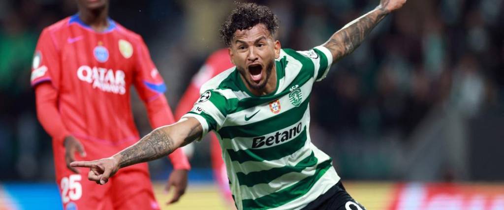 El delantero colombiano Luis Suárez marcó dos goles en la victoria del cuadro luso ante el campeón PSG.