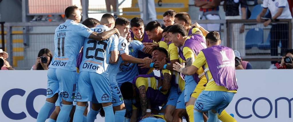 El cuadro celeste logró una victoria por la mínima en el duelo de ida ante Bahía por la Copa Libertadores.