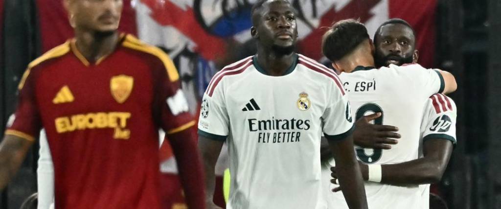 Con un tanto de Espí y Rüdiger, el equipo merengue remontó el compromiso ante la Roma en el Olímpico.