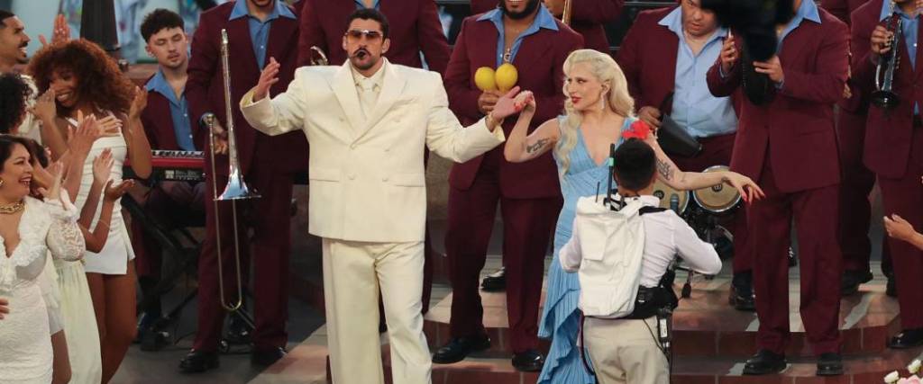 Uno de los momentos más emotivos del show de medio tiempo fue la colaboración con Lady Gaga