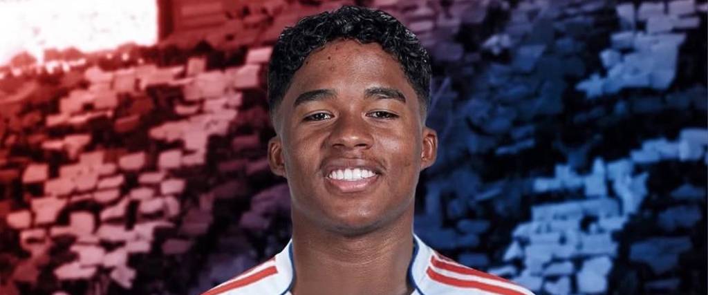 El joven delantero brasileño, de 19 años, pasará a préstamo al Lyon por seis meses hasta final de temporada.
