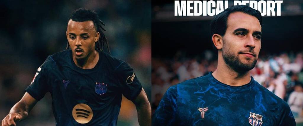 El lateral francés y el defensor español no podrán jugar ante el PSG, en un duelo clave para el Barcelona.