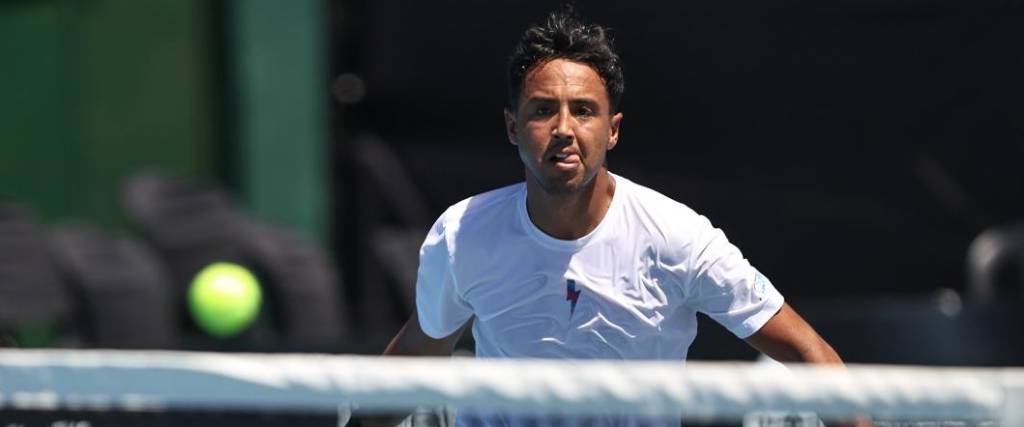 El tenista boliviano Hugo Dellien no pudo superar la primera fase de la qualy tras caer ante Bernard Tomic