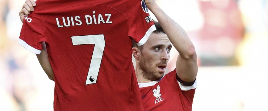 Dedicación para Luis Díaz en la victoria del Liverpool