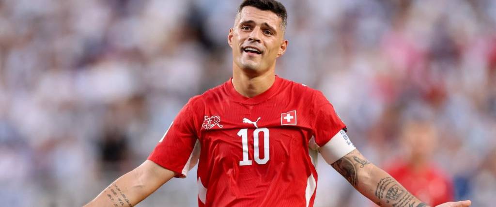 Granit Xhaka, capitán de la selección de Suiza.