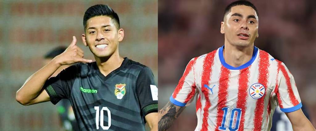 Ramiro Vaca (izquierda) junto a Miguel Almirón están entre los más destacados de sus selecciones
