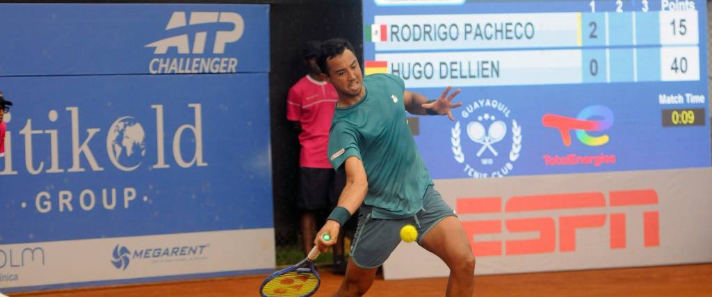 Hugo Dellien, tenista boliviano, entre los cuatro mejores del Challenger de Guayaquil. 