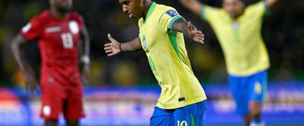 Rodrygo es clave en la delantera de Brasil