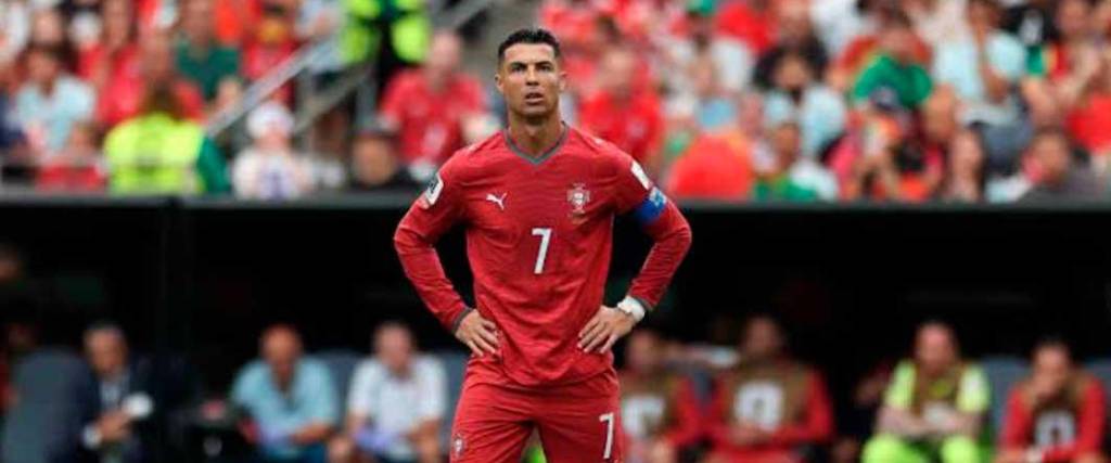 Cristiano Ronaldo marcó un doblete en el partido contra Uzbekistán
