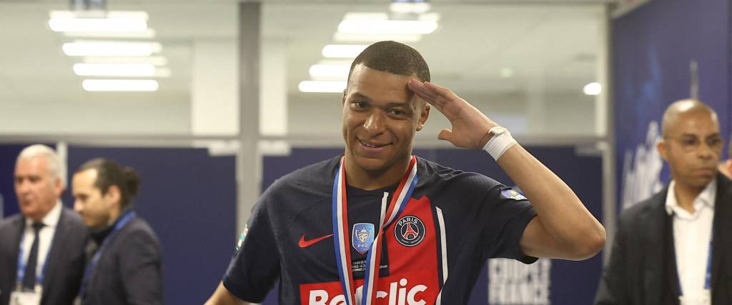 El francés Kylian Mbappé. 