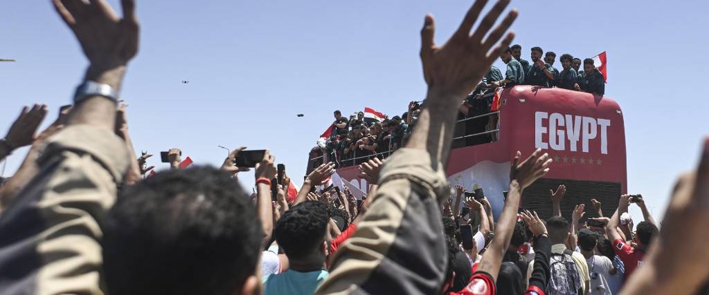 Los hinchas de Egipto reciben a sus figuras del Mundial 2026.