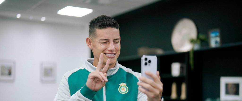 James Rodríguez hizo un video para todos sus seguidores 